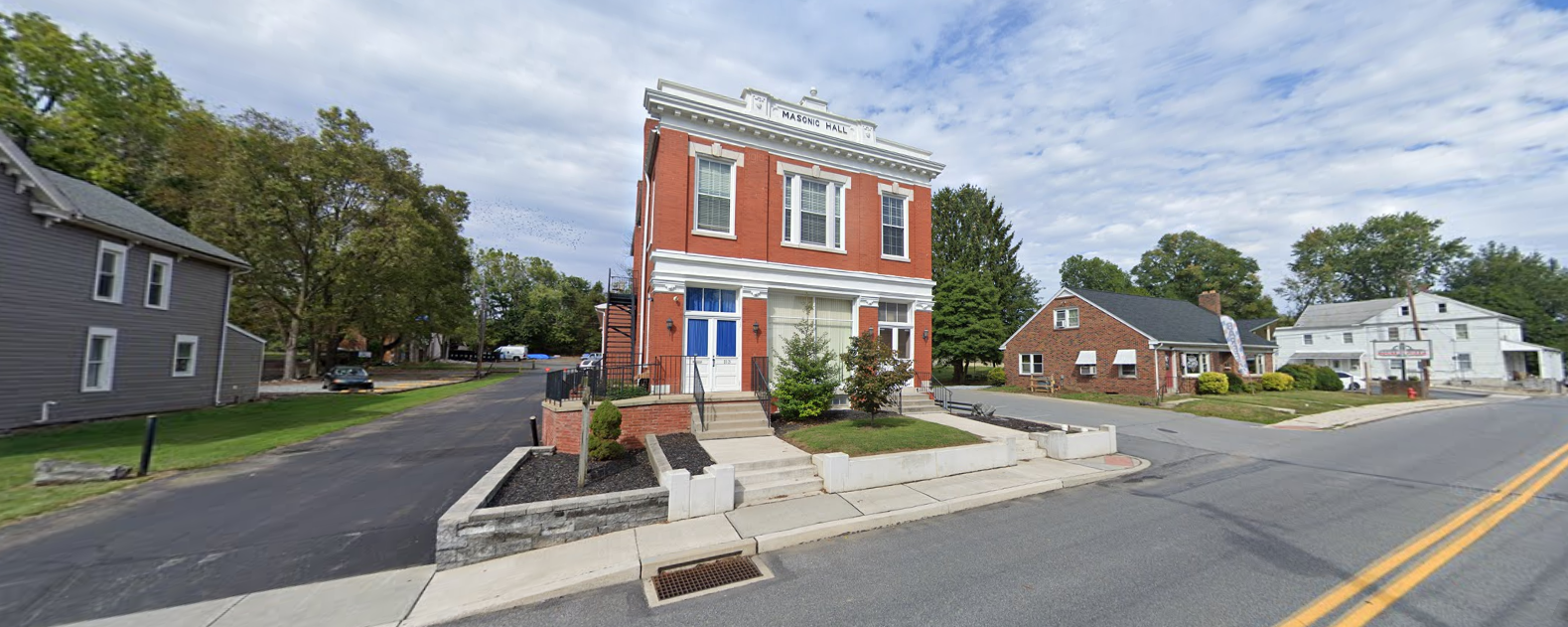 Our Lodge building from the street